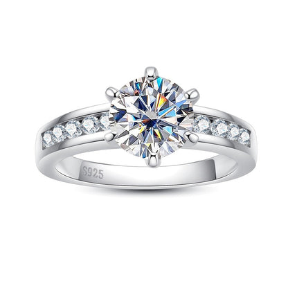 Bague Promesse Moissanite