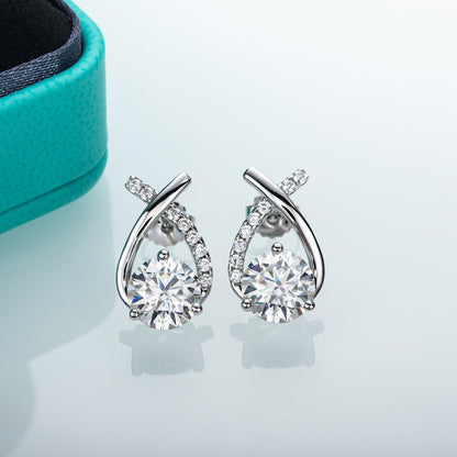 Boucle d'oreille Aurora Moissanite