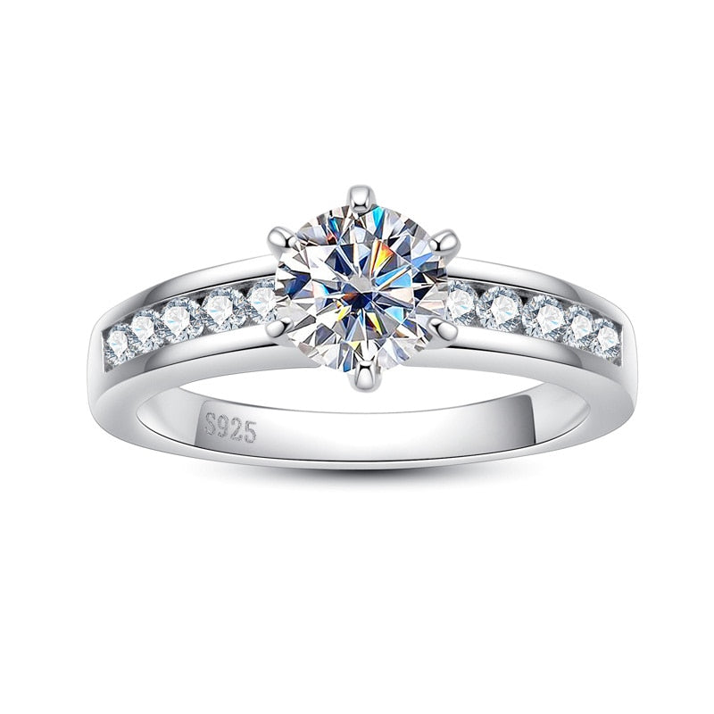 Bague Promesse Moissanite