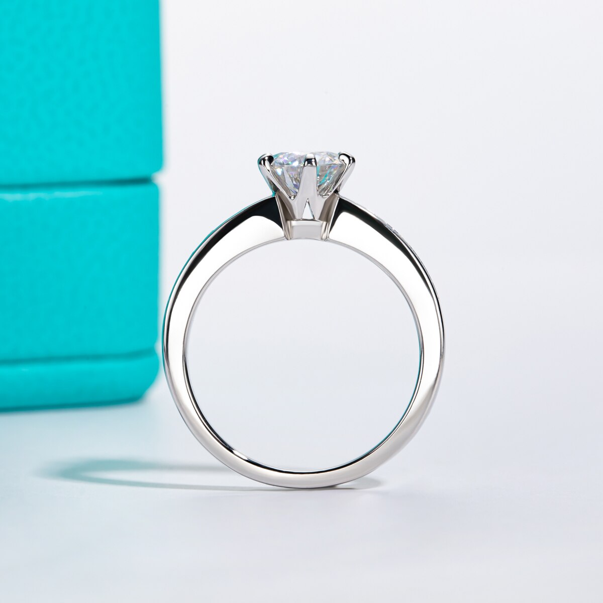 Bague Promesse Moissanite