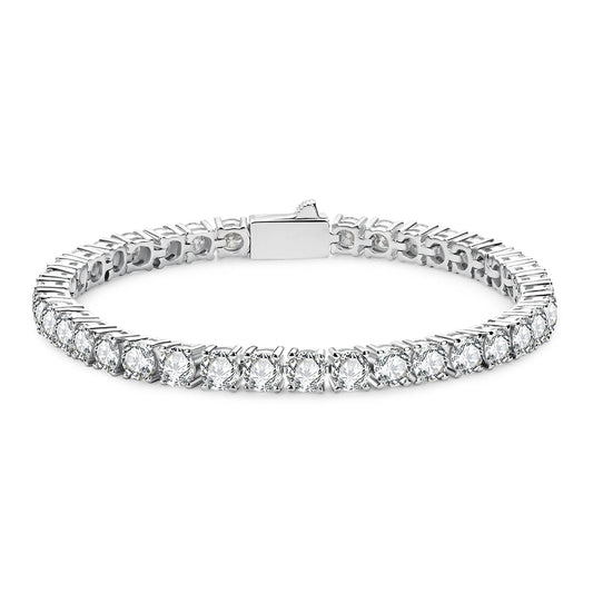 Bracelet Rivière 4,0mm Moissanite