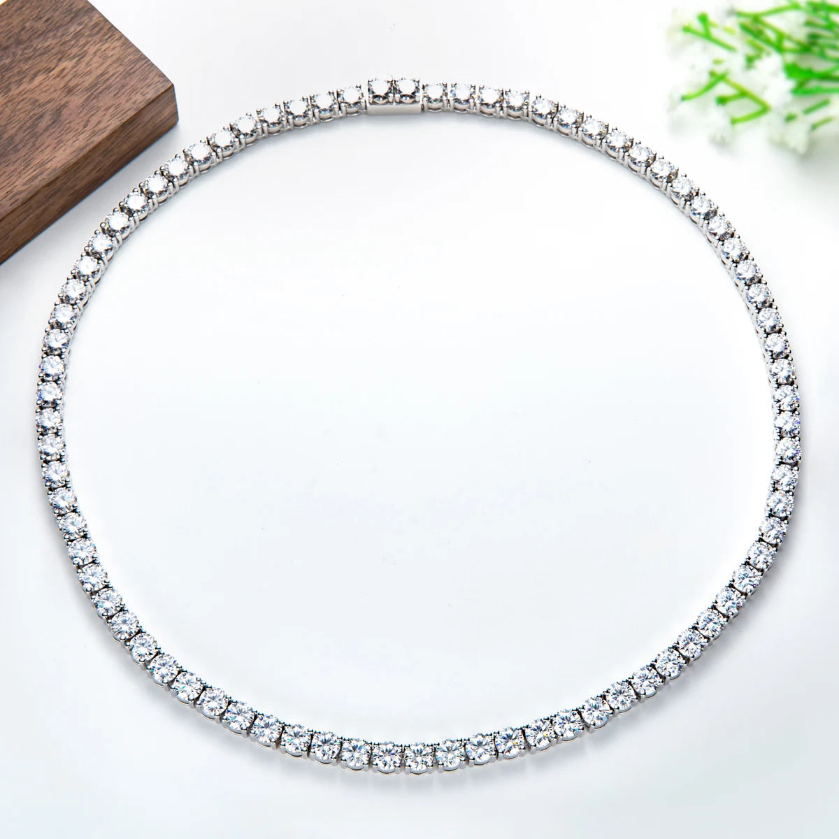 Collier Rivière Moissanite