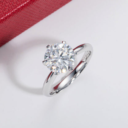 Bague Solitaire Moissanite