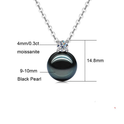 Collier Perle Étoilée Moissanite