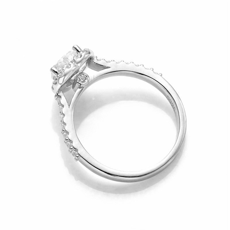 Bague Cœur Moissanite