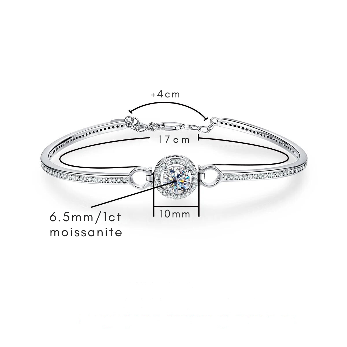 Bracelet Classique Moissanite