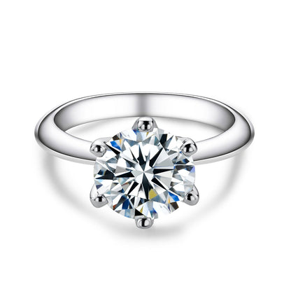 Bague Solitaire Moissanite