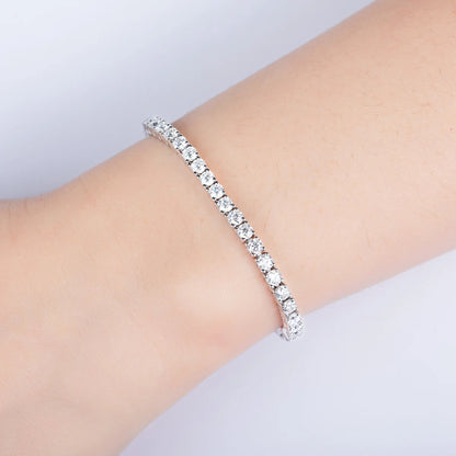 Bracelet Rivière Équilibre Moissanite